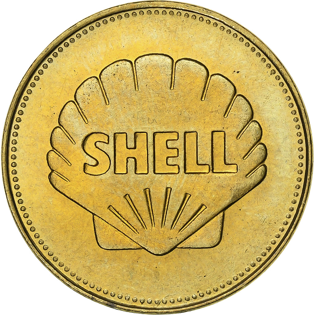 France, Token, Collection Shell, Wilbur and Orville Wright, Bronze-Aluminium