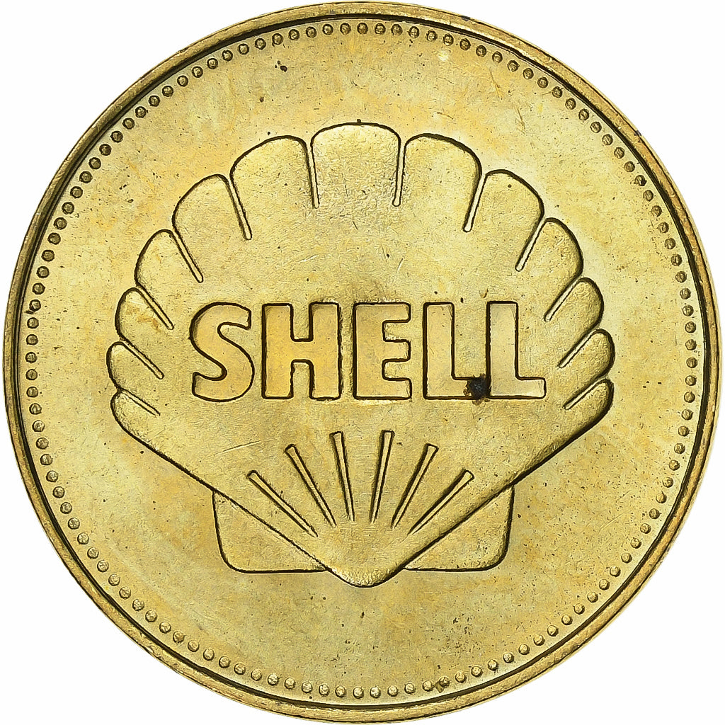 France, Jeton, Collection Shell, Auguste Piccard, Bronze-aluminium, SPL