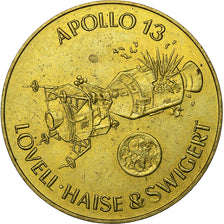 France, Token, Espace, Apollo 13, Bronze-Aluminium, Shell, AU(55-58)