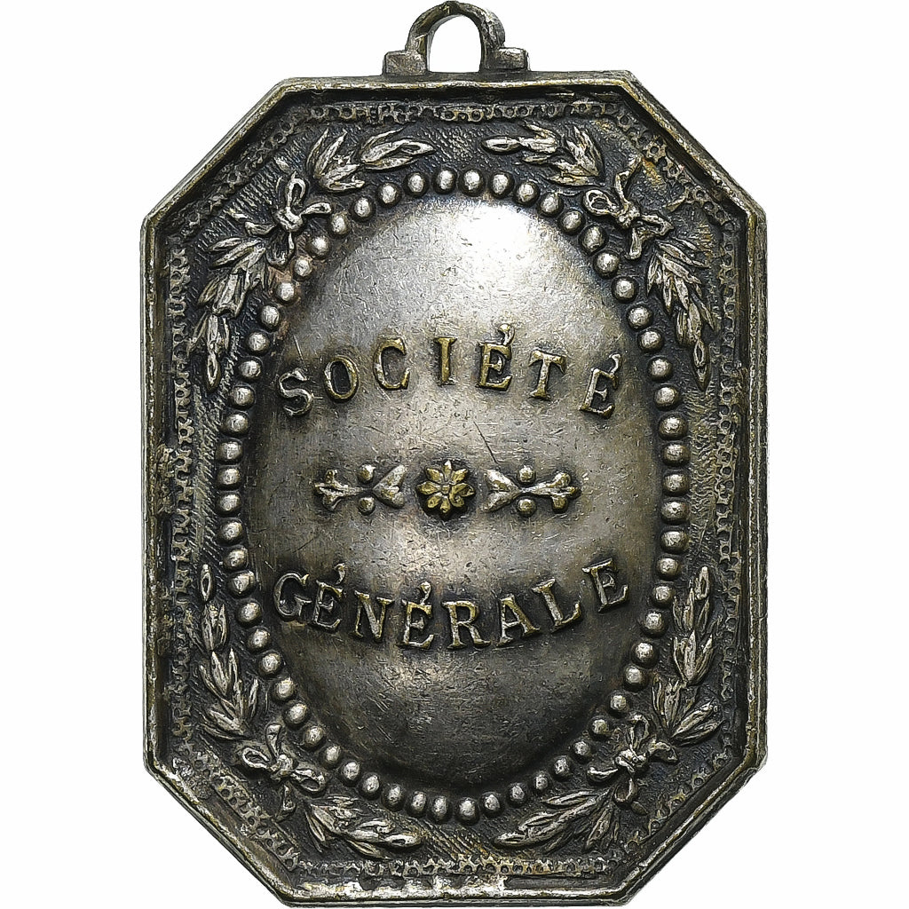 Francja, medal, Centenaire de la Société Générale, 1964, Mosiądz