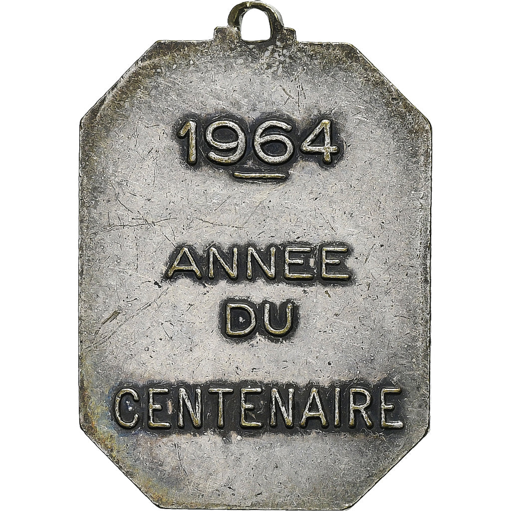 Francja, medal, Centenaire de la Société Générale, 1964, Mosiądz