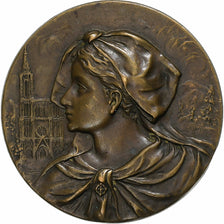 France, Médaille, Alsace, Bronze, TTB+, Ruffony, Cliché Uniface