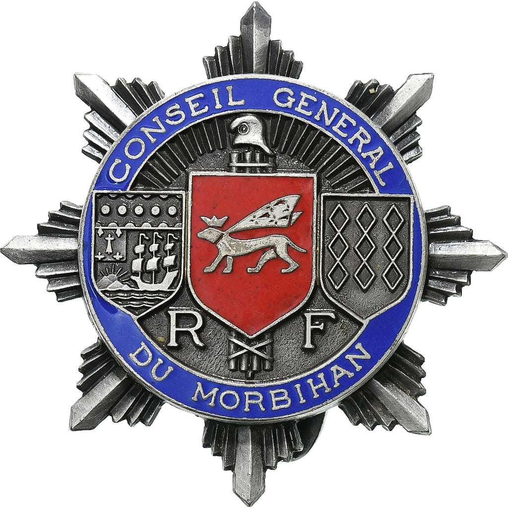 France, Medal, Conseil Général du Morbihan, Métal, MS(63)