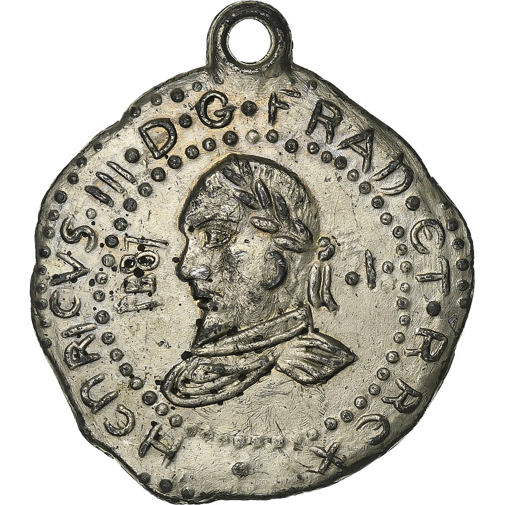 Frankrijk, Medaille, Henri III, Tin-Zinc, Reproduction, Faux Moderne, ZF