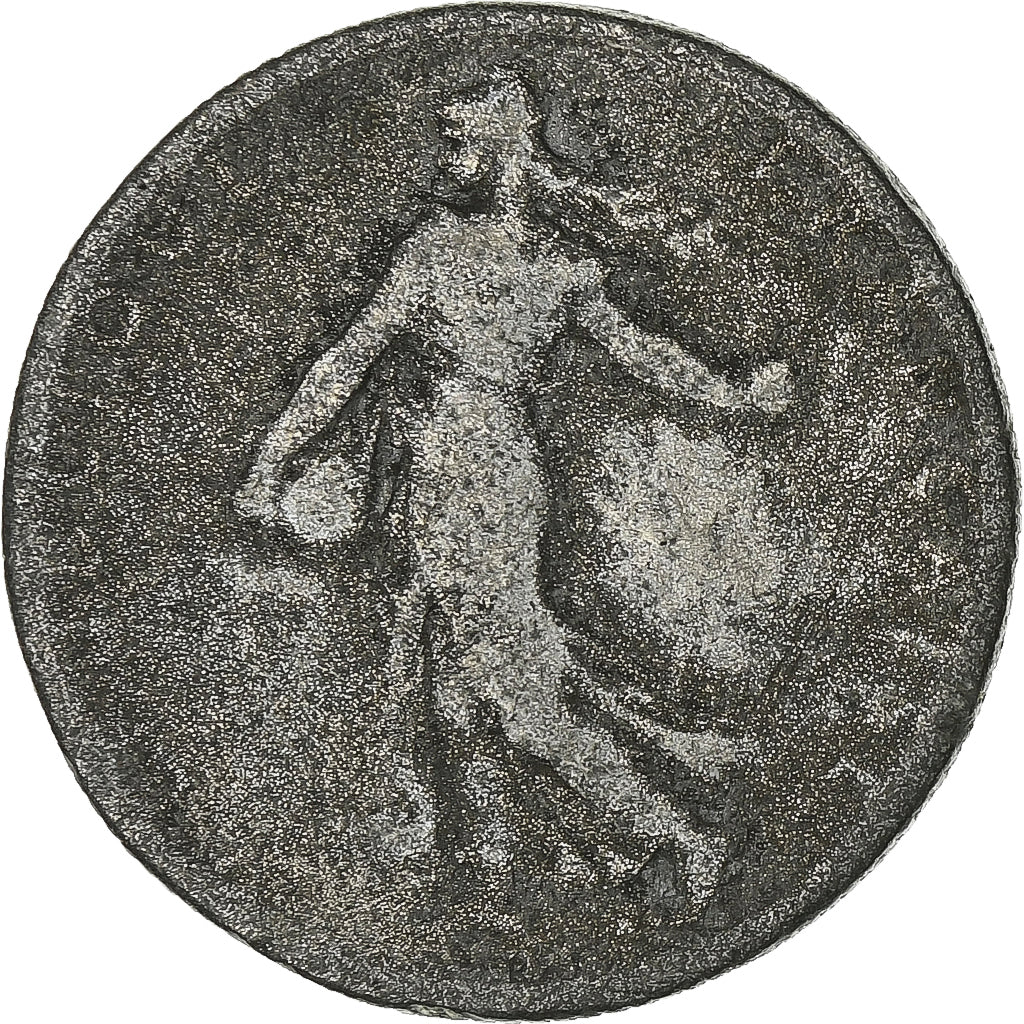 Francia, 2 Francs, Semeuse, 1908, Paris, Contemporary forgery, Plata, BC