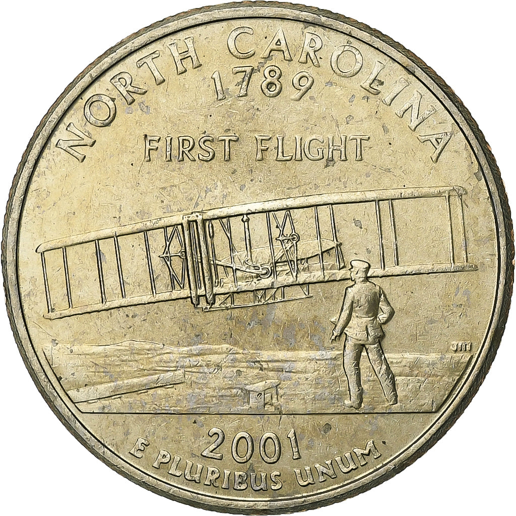 Verenigde Staten, Quarter, Quarter Dollar, 2001, Philadelphia, North Carolina