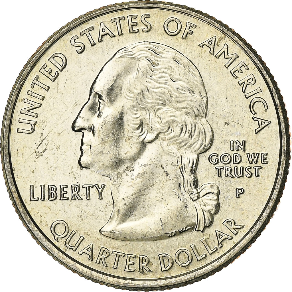 Stati Uniti, Quarter, Quarter Dollar, 2007, Philadelphia, Washington 1889, Rame