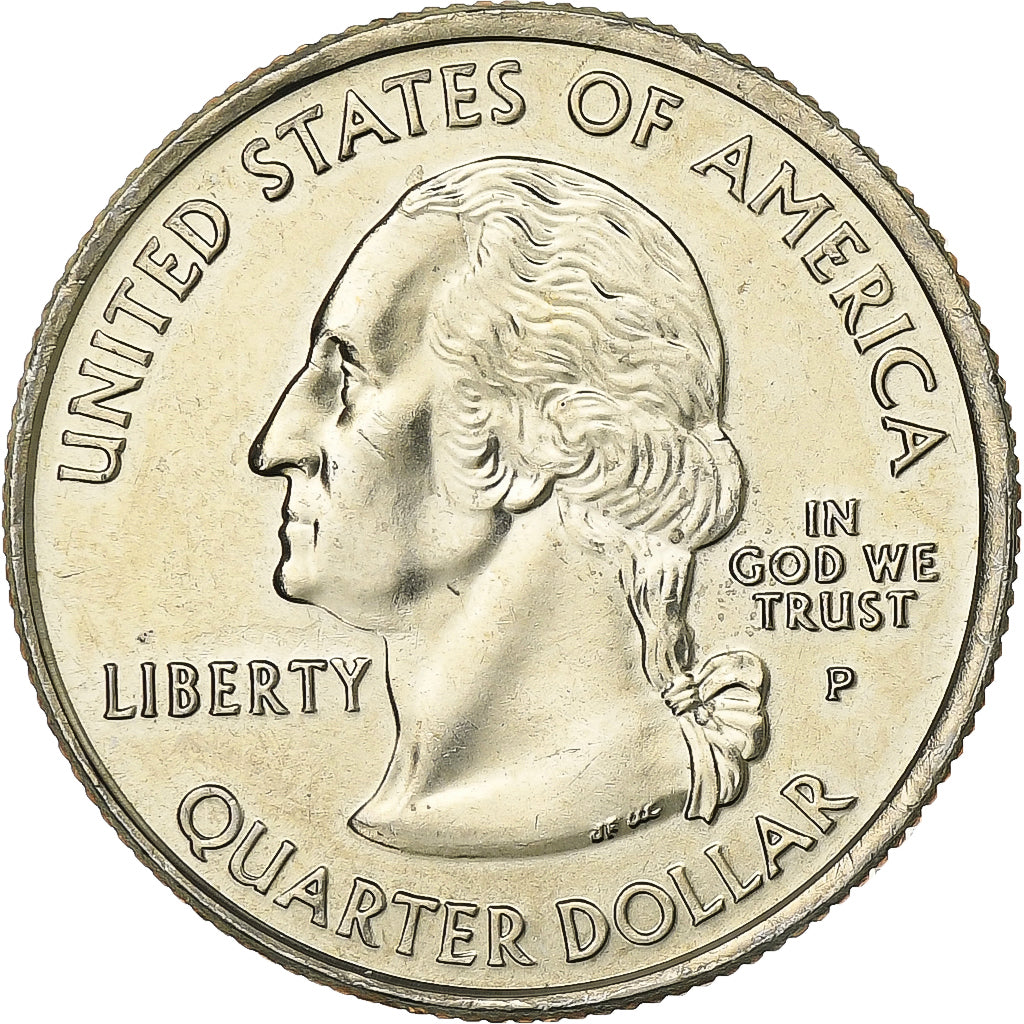 Estados Unidos, Quarter, Quarter Dollar, 2007, Philadelphia, Montana 1889, Cobre