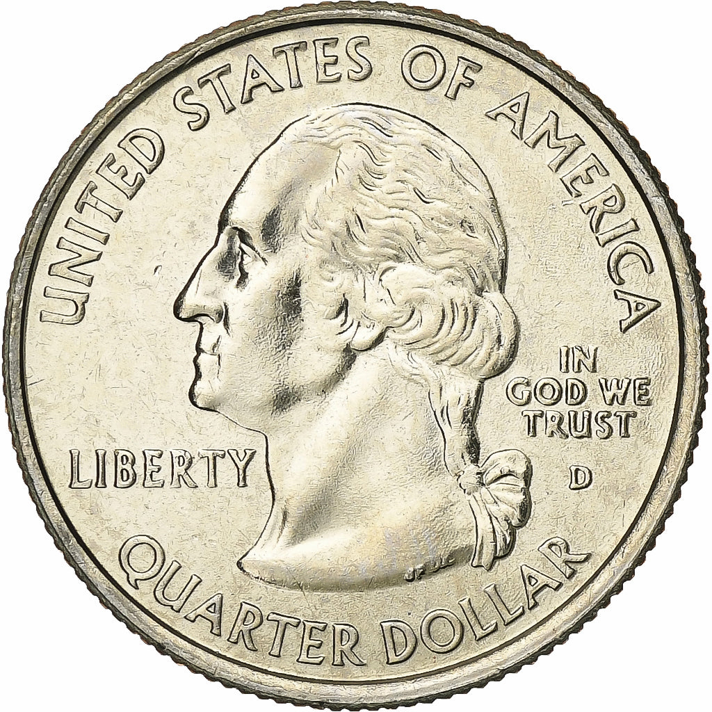 USA, Quarter, Quarter Dollar, 2008, Denver, Arizona 1912, Miedź-Nikiel