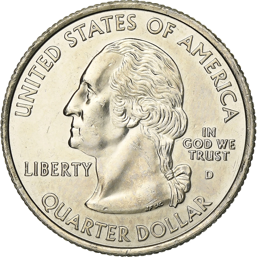 Stati Uniti, Quarter, Quarter Dollar, 2008, Denver, Alaska 1959, Rame ricoperto