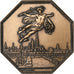 France, Token, Chambre de Commerce de Rouen, 1802, Bronze, Lecomte, MS(60-62)
