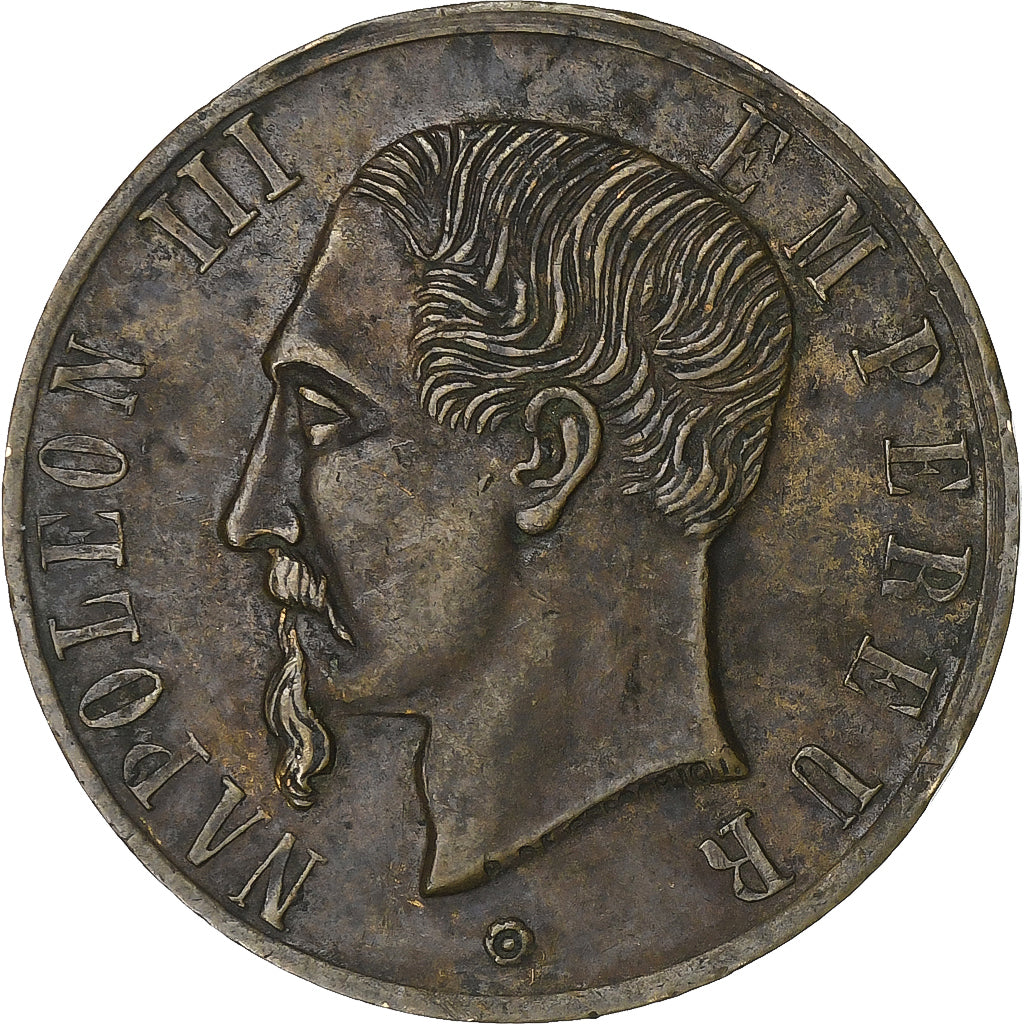 Alemania, zeton, Napoléon III, Spiel Marke, Latón, BC+