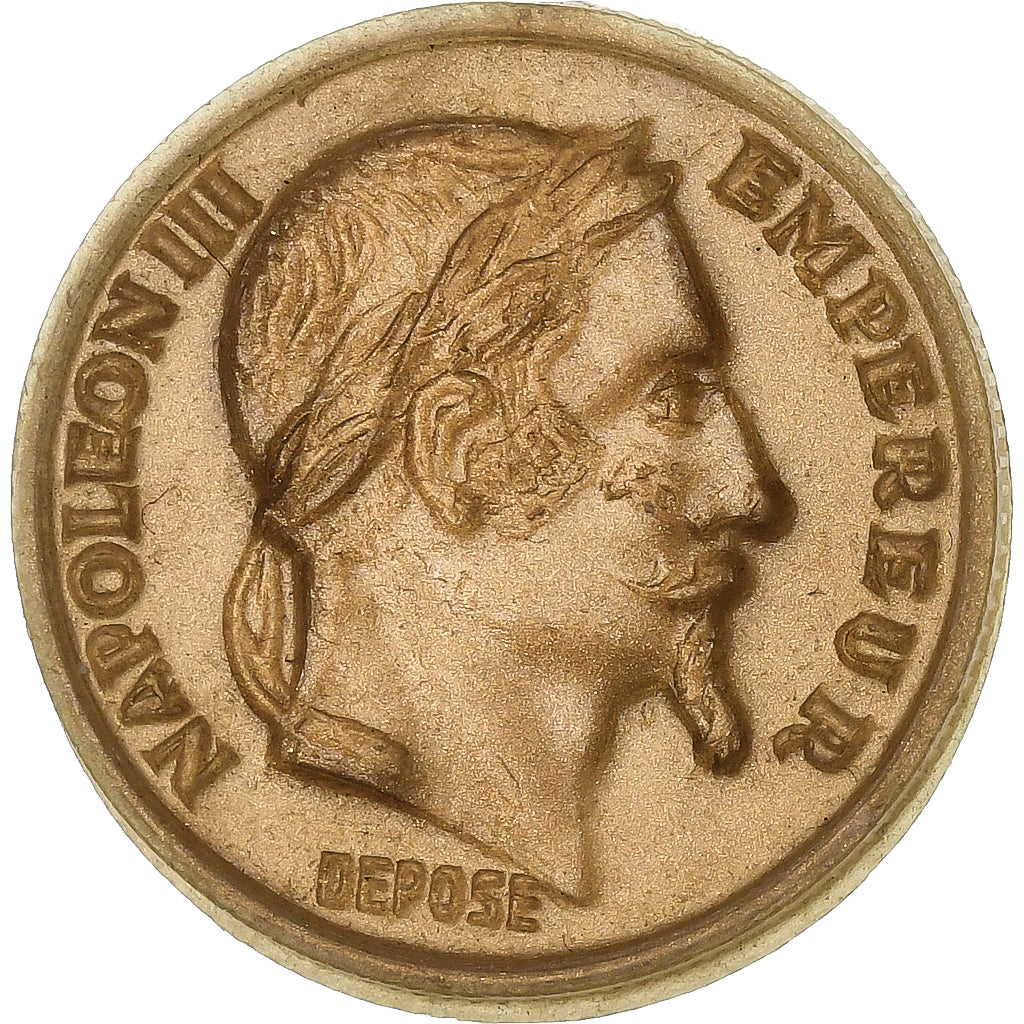 Francia, zeton, Napoléon III, Un Fétiche en OR, Plástico, SC