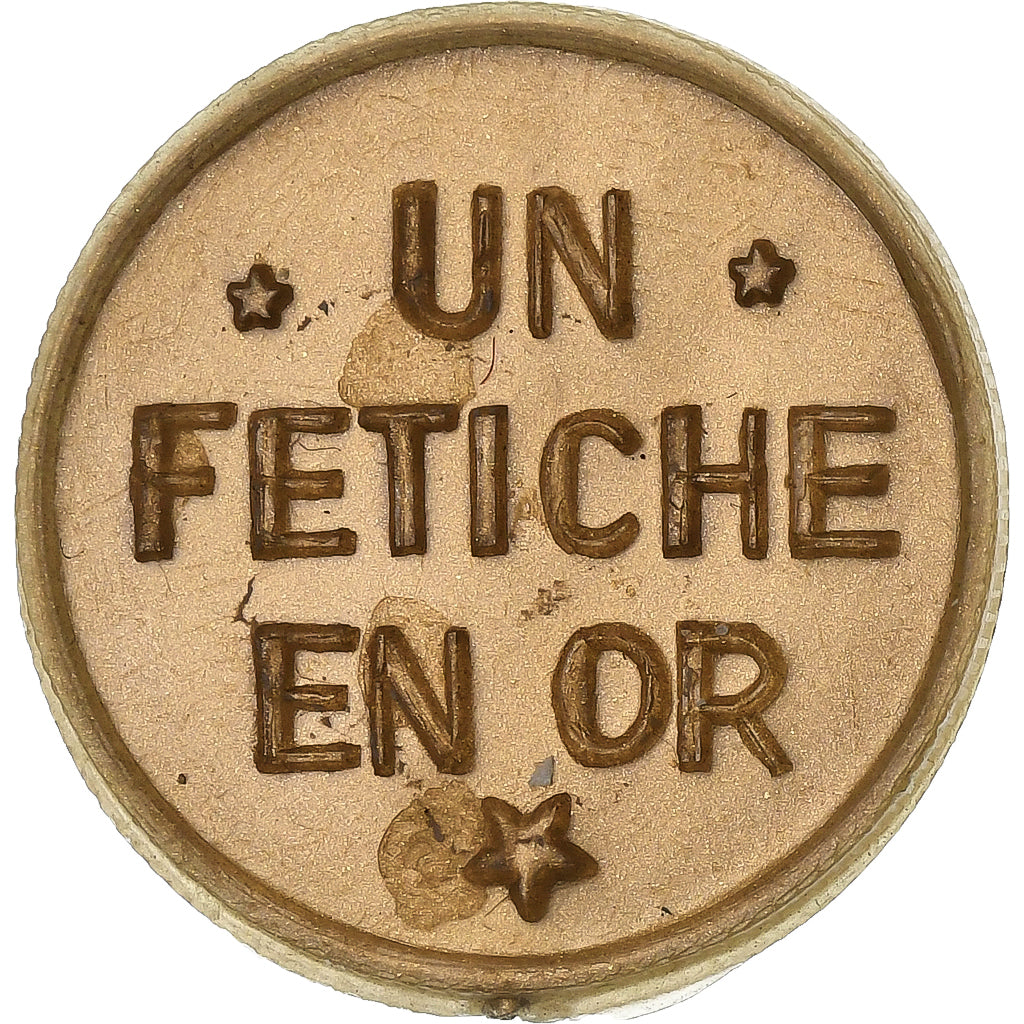 Francia, zeton, Napoléon III, Un Fétiche en OR, Plástico, SC