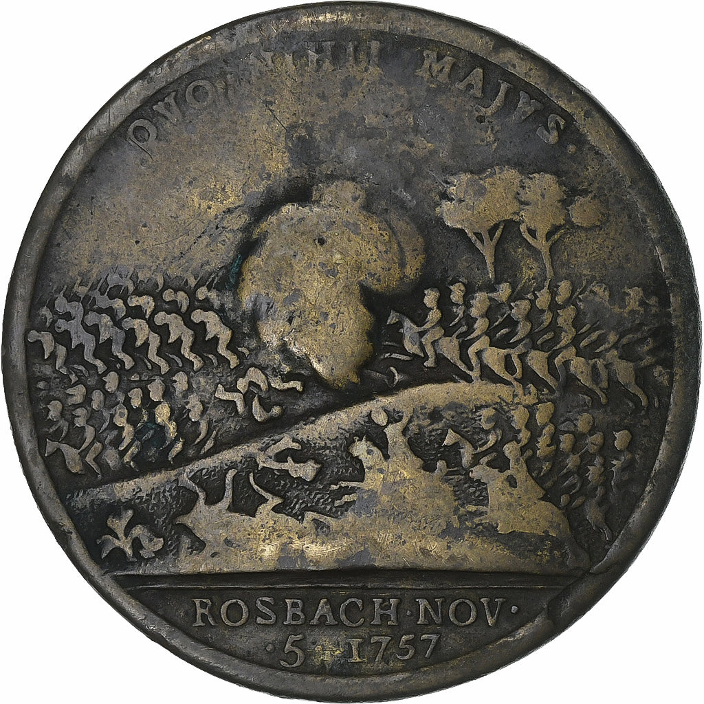 Germania, medaglia, Frédéric II le Grand, Victoires de Lissa et Rosbach, 1757