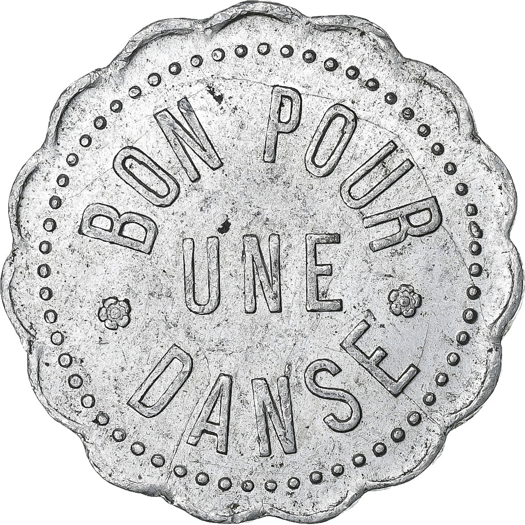 Frankreich, betaalpenning, Bal Noygues, Bon pour une Danse, Aluminium, SS