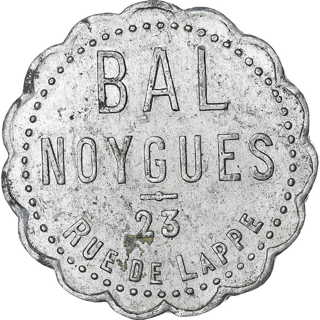 Frankreich, betaalpenning, Bal Noygues, Bon pour une Danse, Aluminium, SS
