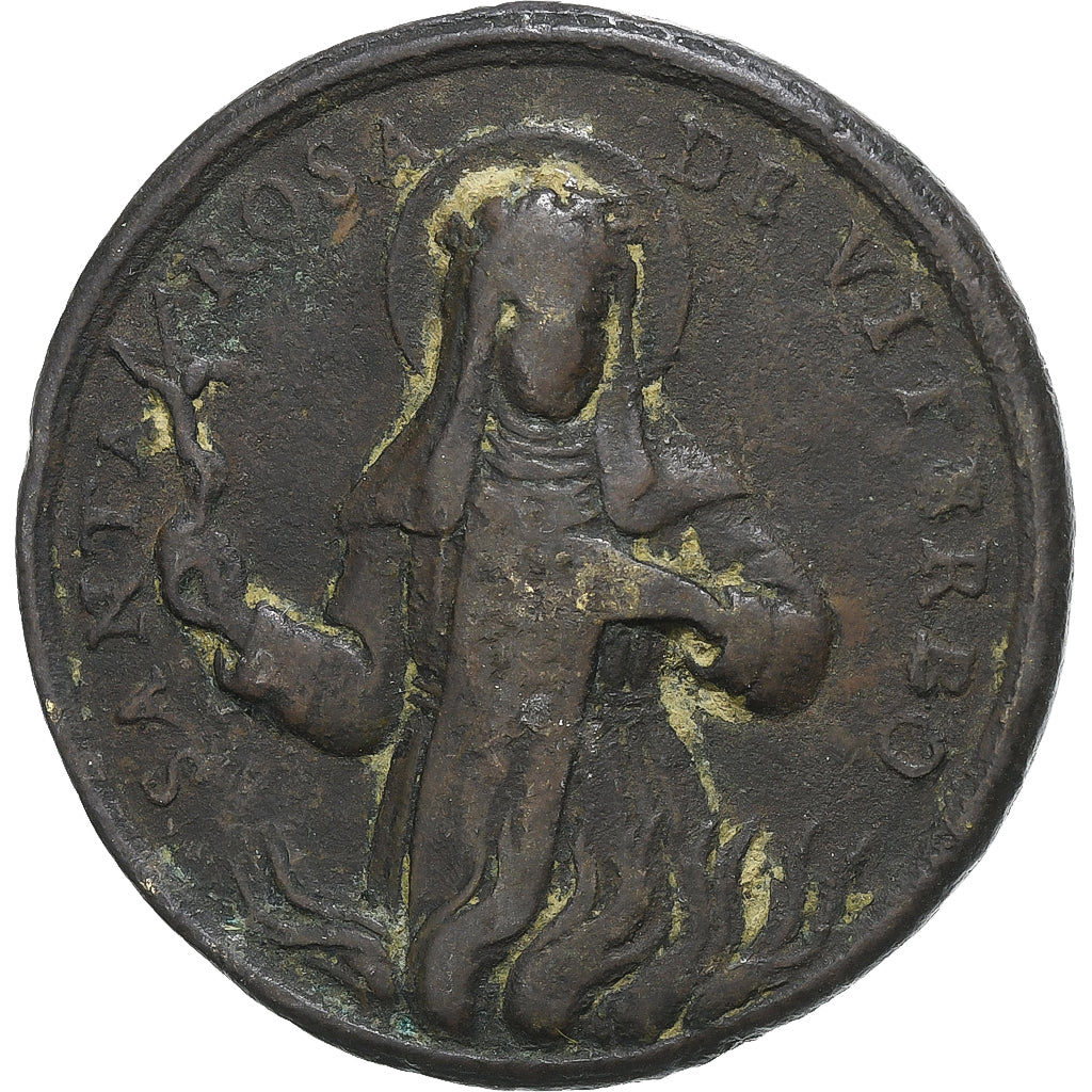 Vaticano, medaglia, Sainte Rose de Viterbe, Bronzo, MB+