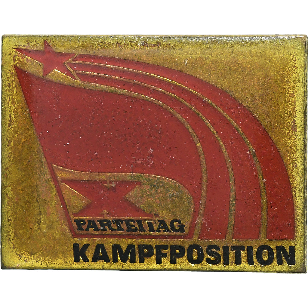 Germany, Broche, X Partei Tag, Kampf Position, Brass, EF(40-45)