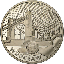Pologne, Médaille, Euro de Football, Pologne-Ukraine, 2012, Cuivre plaqué