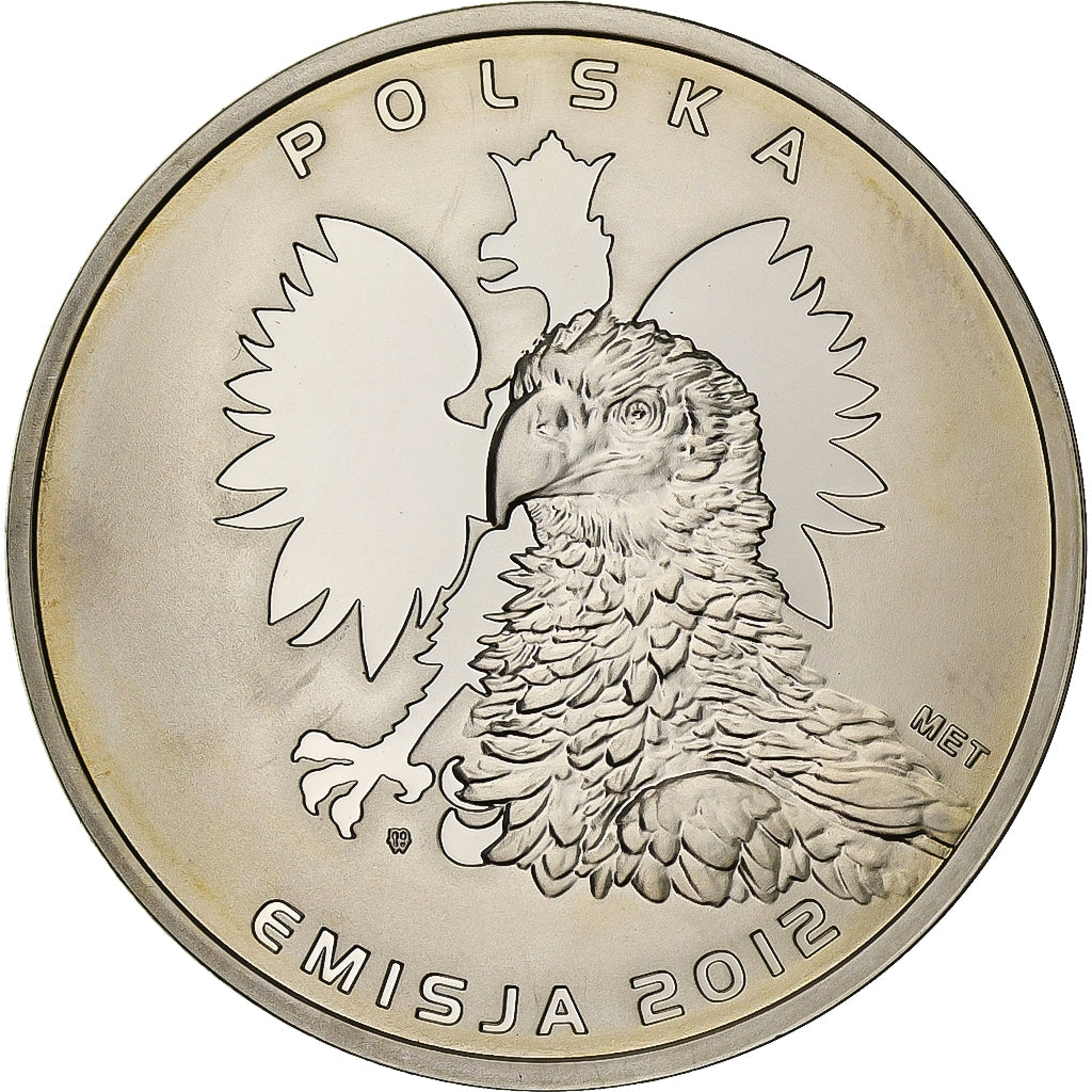 Pologne, Médaille, Euro de Football, Pologne-Ukraine, 2012, Cuivre plaqué