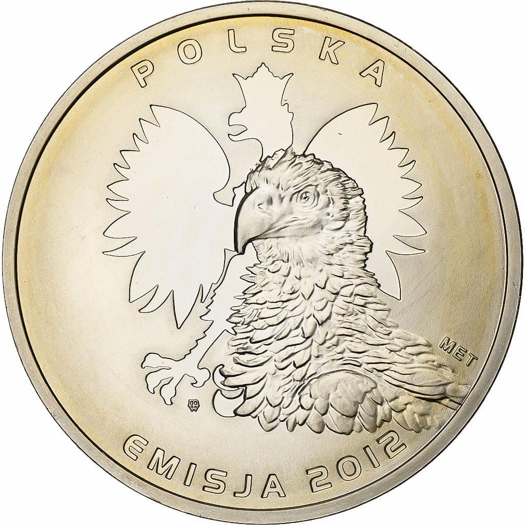 Poland, Medal, Euro de Football, 2012, Silver Plated Copper, Varsovie, MS(65-70)