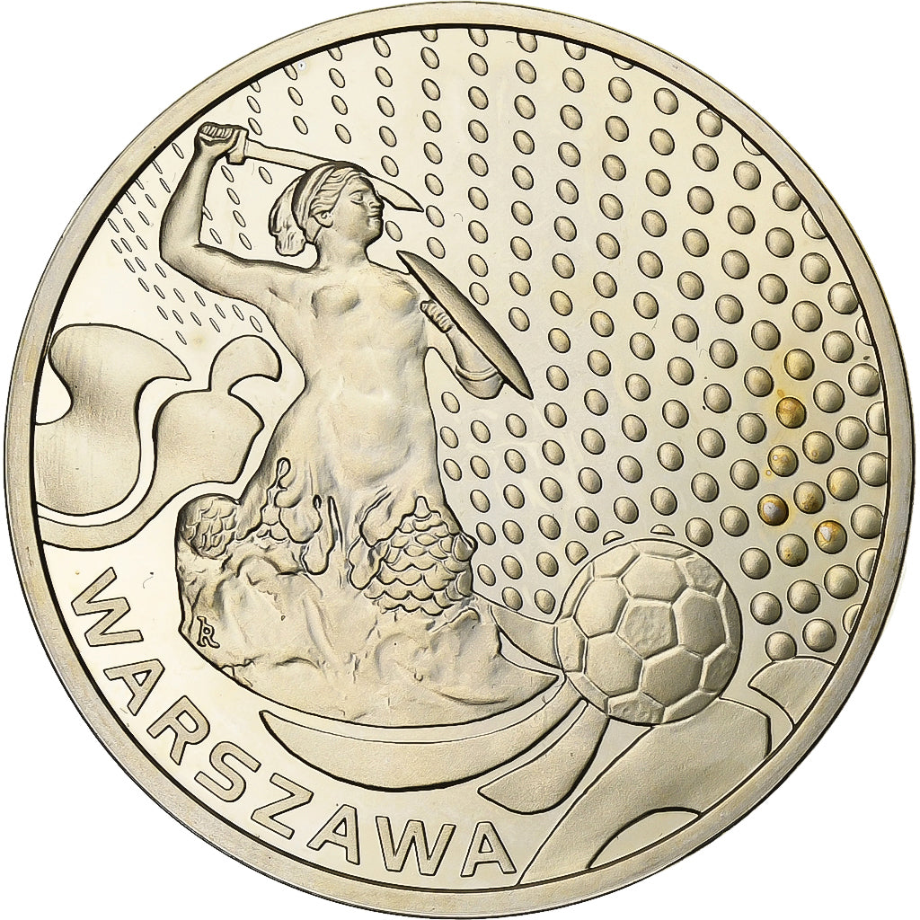 Polen, Medaille, Euro de Football, 2012, Silver Plated Copper, Varsovie, UNC