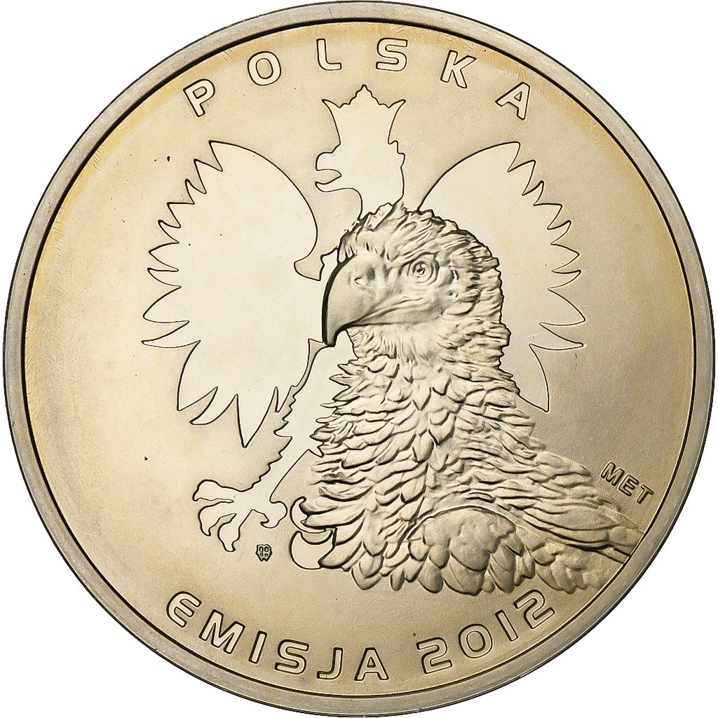 Poland, Medal, Euro de Football, 2012, Silver Plated Copper, Poznan, MS(64)