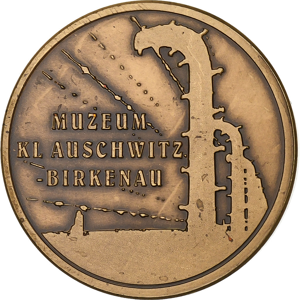Poland, Token, Muzeum Auschwitz-Birkenau, Copper, MS(63)