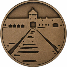Poland, Token, Auschwitz, Maksymilian Kolbe, Bronze, MS(65-70)