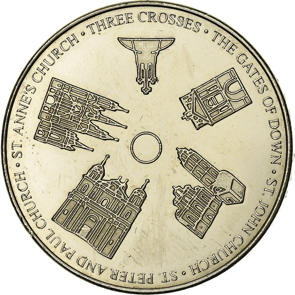 Lithuania, betaalpenning, Kolekcine Moneta, Cupronickel, Episcopal Churchs, VZ