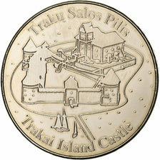 Lituania, ficha, Kolekcine Moneta, Cupronickel, Trakai Island Castle, SPL-