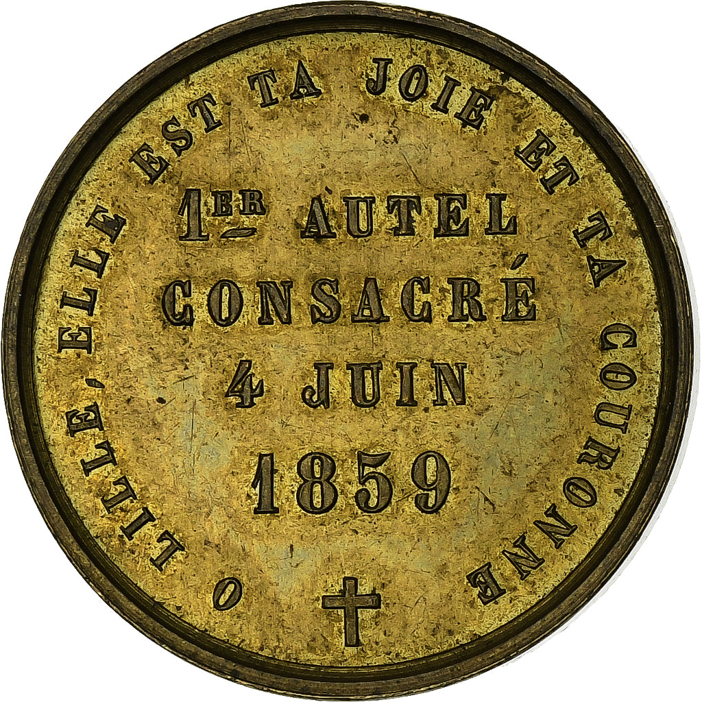 France, Medal, Ville de Lille, Notre Dame de la Treille, Religions & beliefs