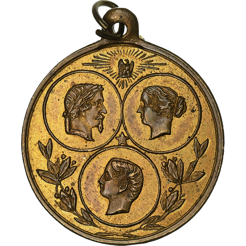França, medalha, Napoléon, Prince Impérial, Exposition Universelle de Paris