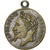 Francia, medalla, Napoléon III, Empereur, Silvered Brass, BC+