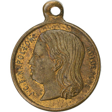 Włochy, medal, Inauguration de la Place du Roi de Rome, 1867, Mosiądz