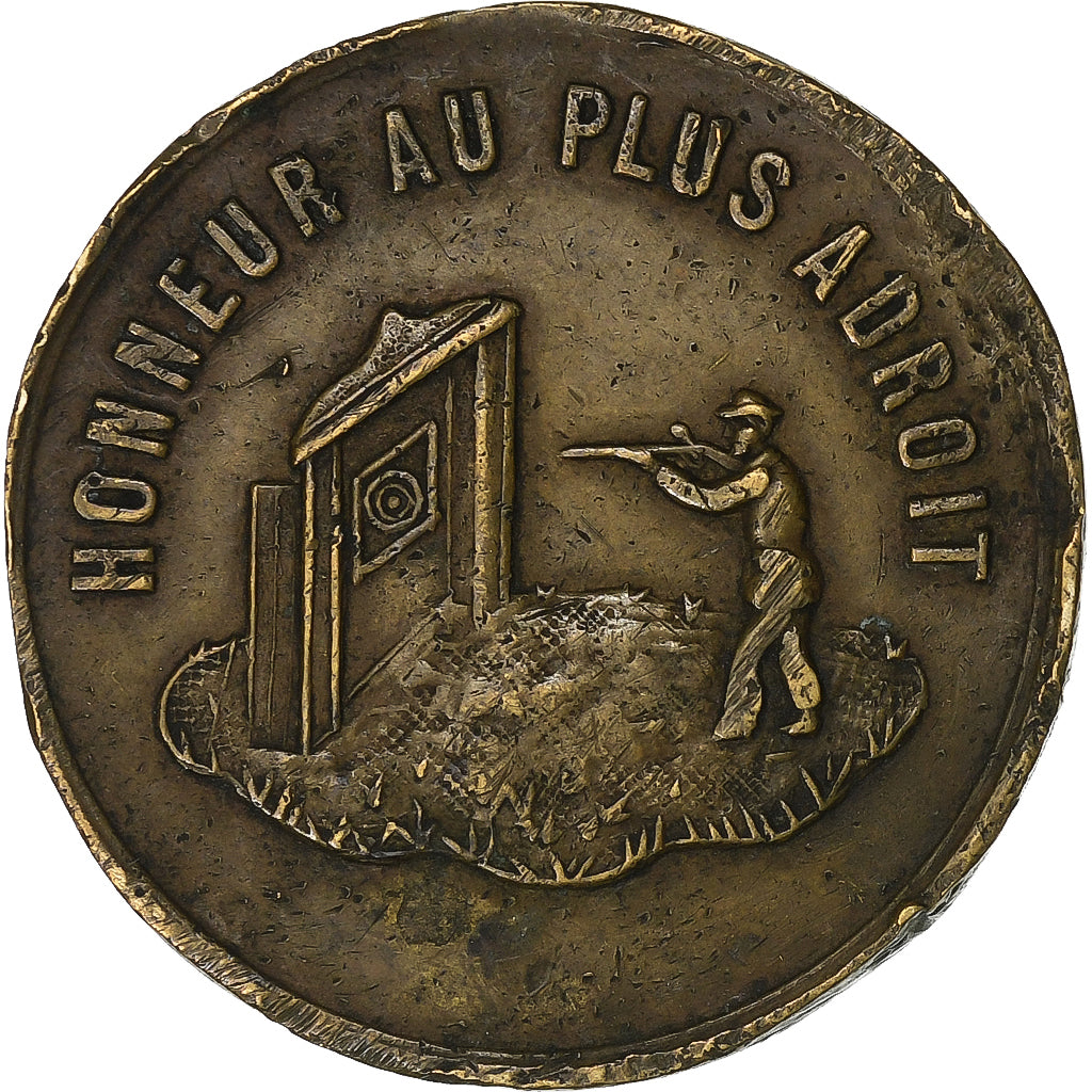 Frankrijk, Medaille, Concours de tir, Honneur au plus Adroit, Tin, FR+