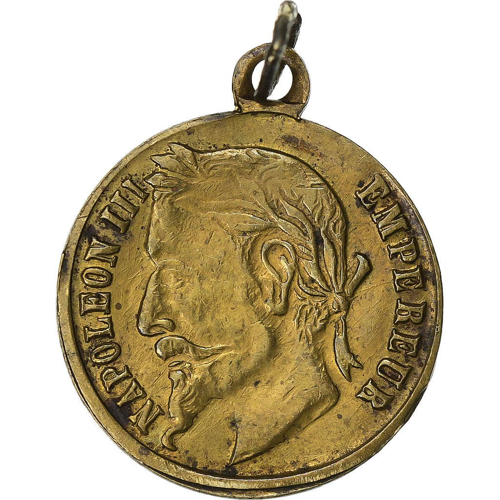 Frankrijk, Medaille, Napoléon III, Empereur, Tin, ZF
