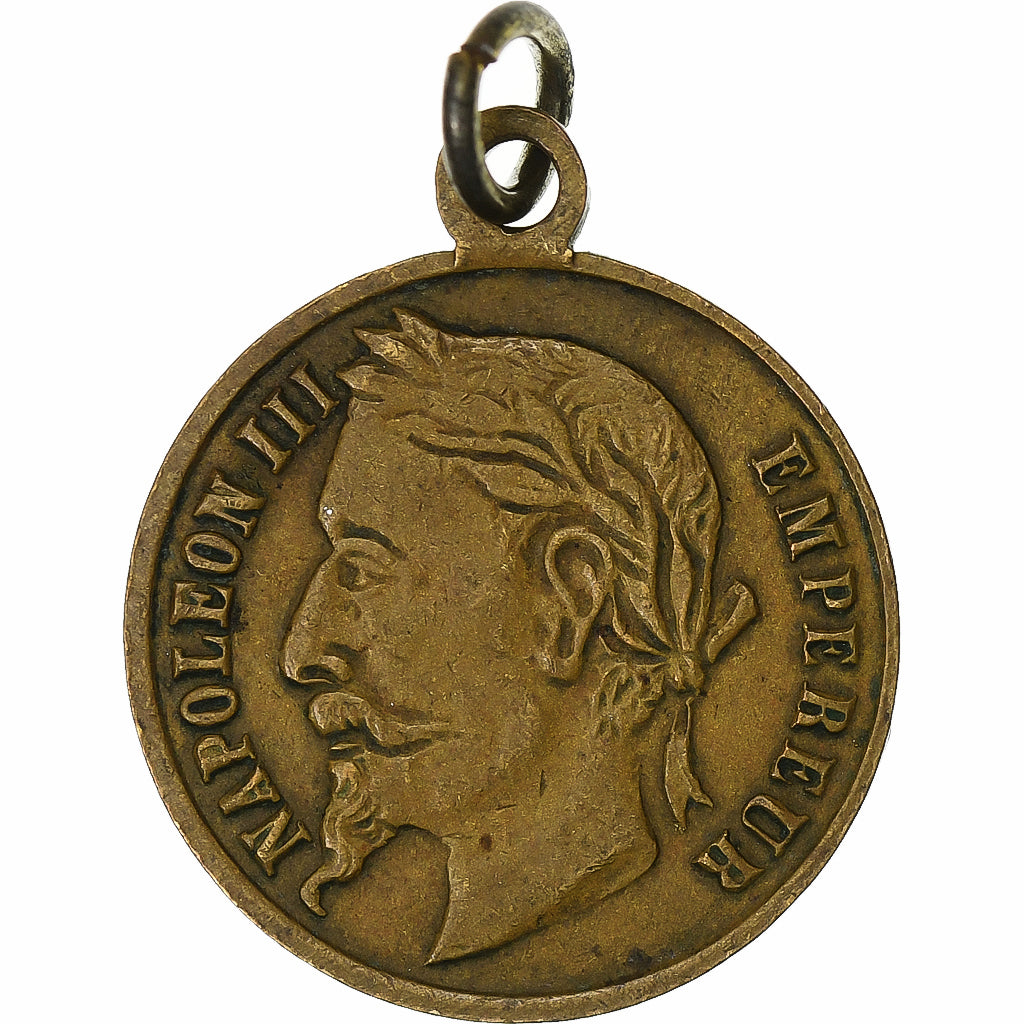 Frankrijk, Medaille, Napoléon III, Empereur, Tin, FR+