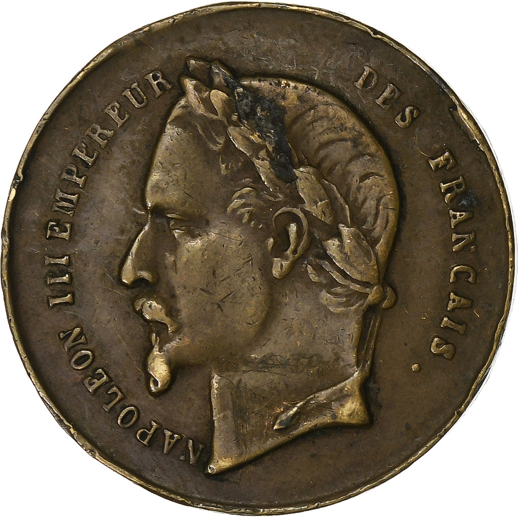Frankrijk, Token, Napoléon Ier, Napoléon III, Empereurs, Tin, ZF