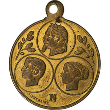 Francia, medalla, Fête d'Orléans, Visite de la Famille Impériale, 1868