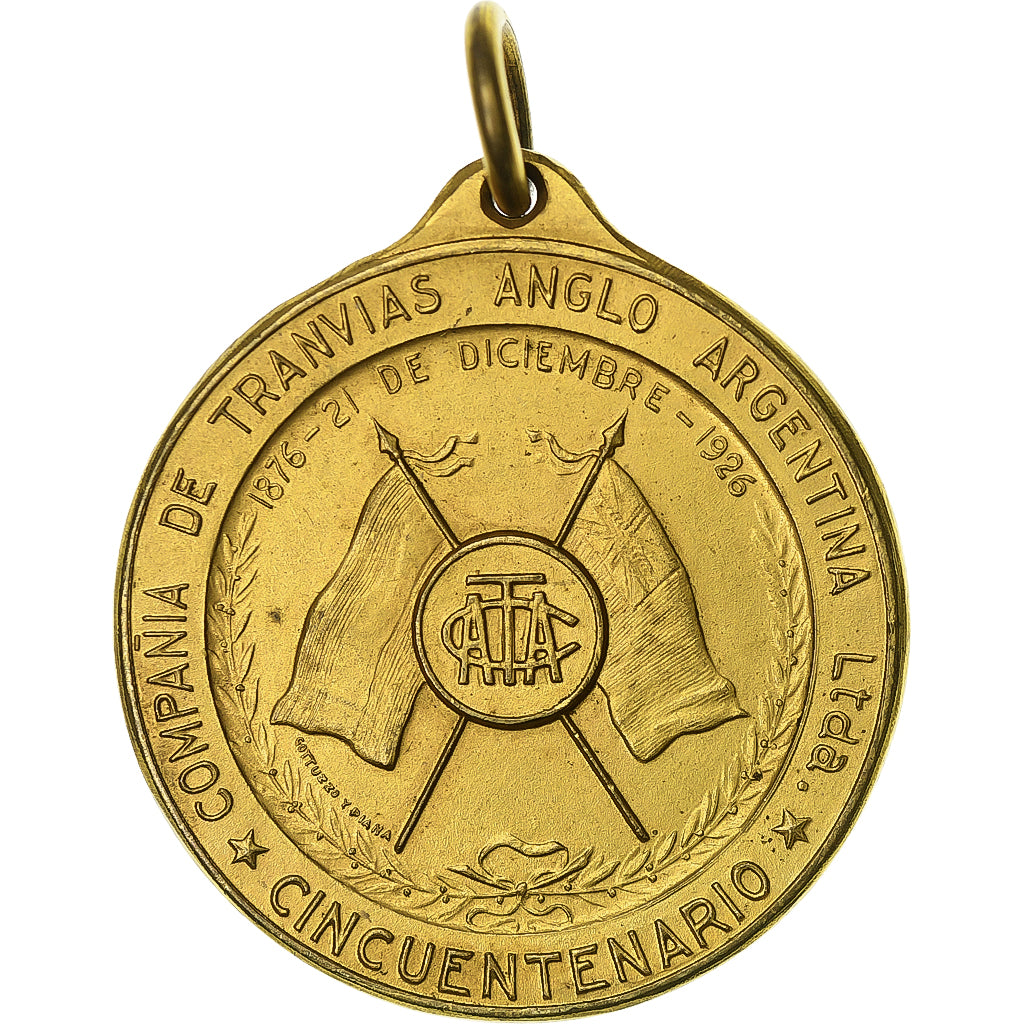 Argentinië, Medaille, Compania de Transvias Anglo Argentina, Cincuentenario