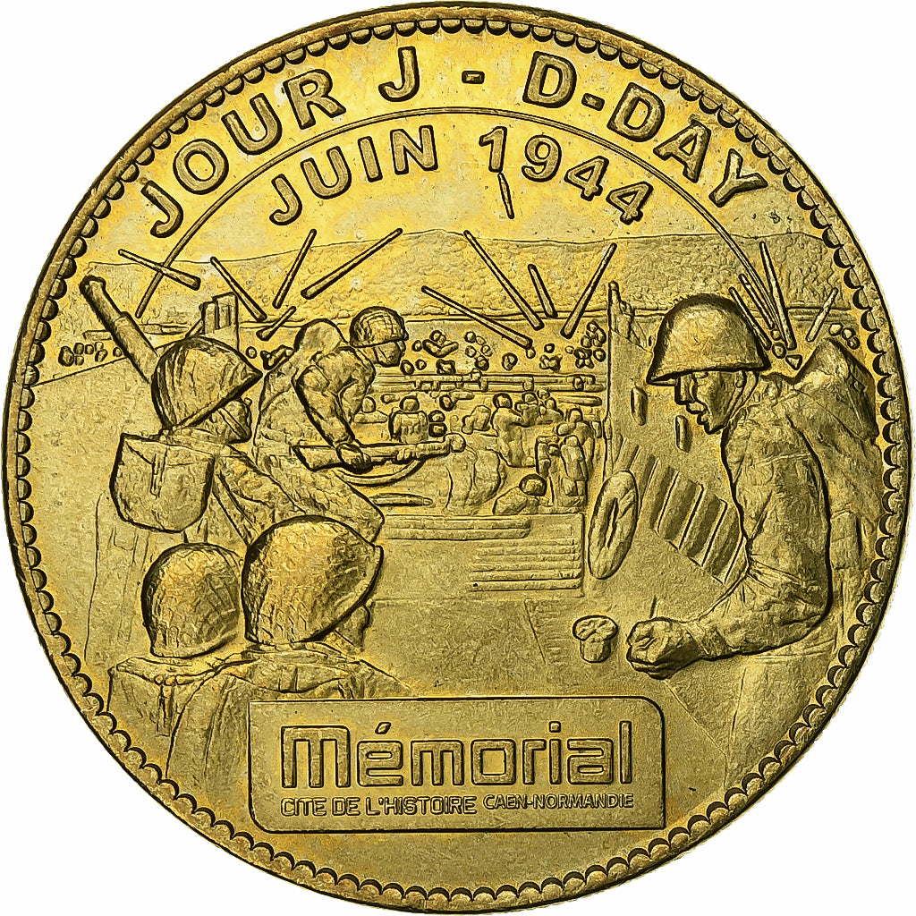 Frankrijk, Token, Caen - Mémorial n°4, 2014, Copper-nickel Aluminium, Arthus