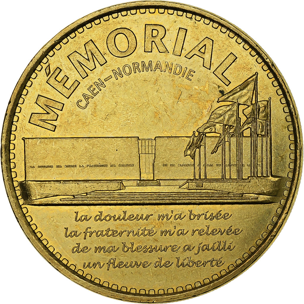 Frankrijk, Token, Caen - Mémorial n°5, 2014, Copper-nickel Aluminium, MDP, PR