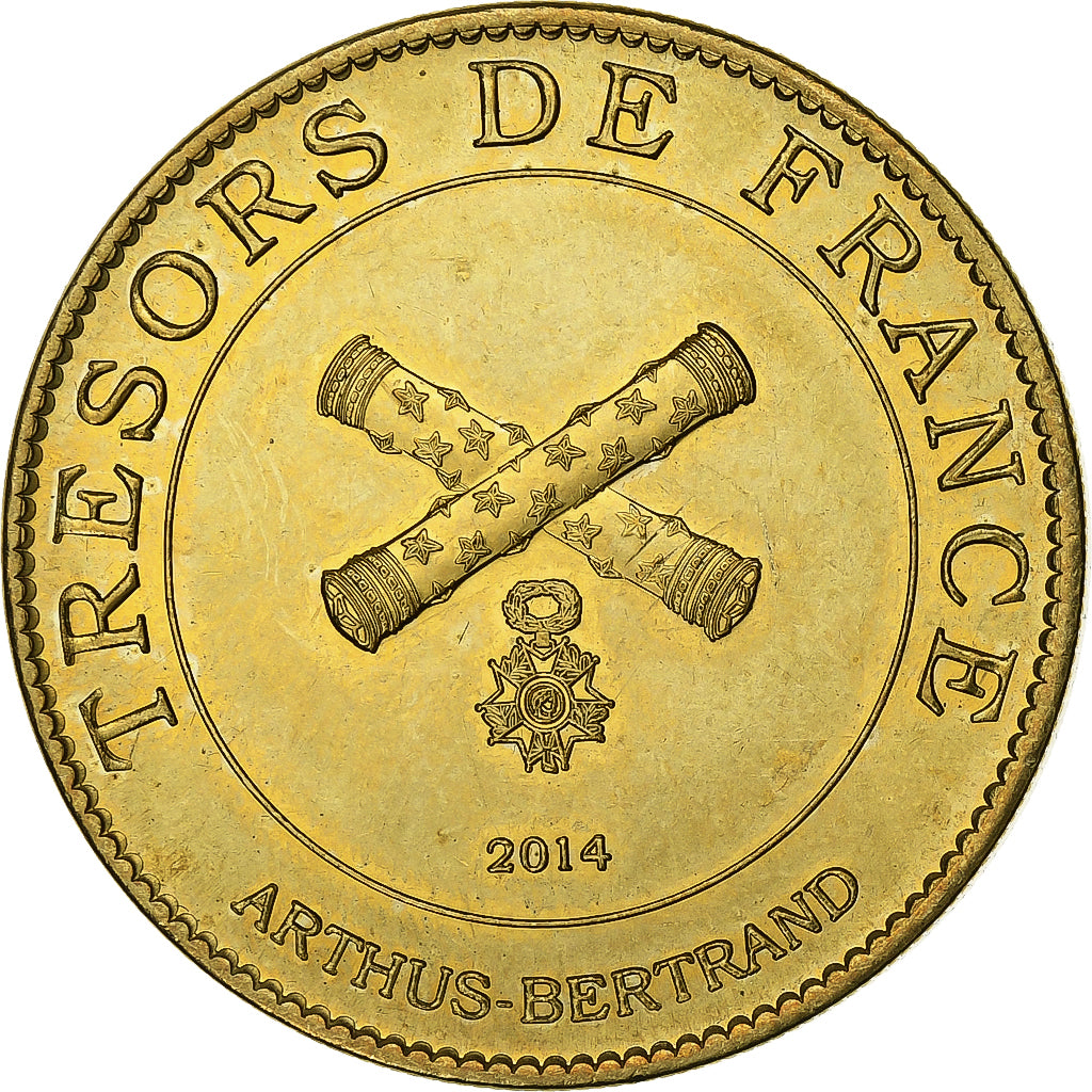 Frankreich, betaalpenning, Caen - Mémorial n°5, 2014, Copper-nickel Aluminium