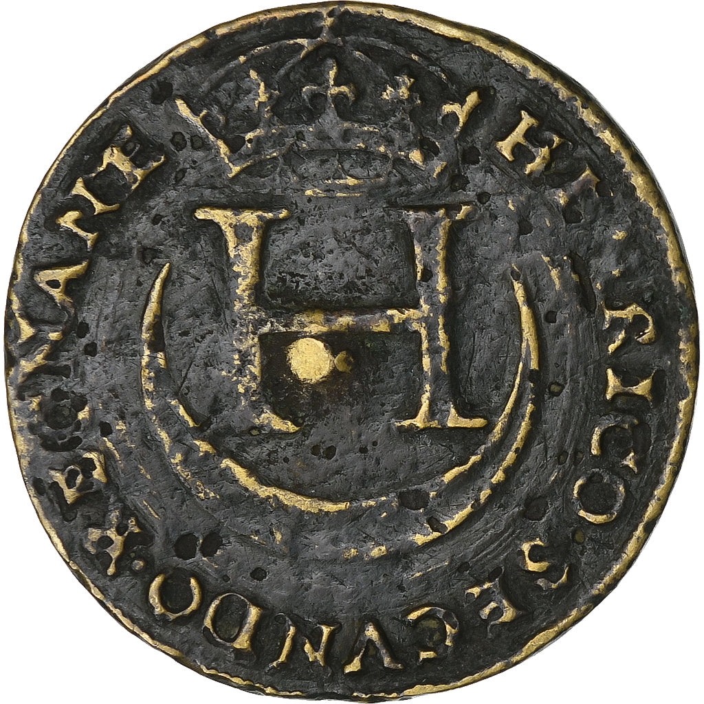 Francia, ficha, Henri II, Cour des Monnaies de Paris, Ottone, MB, Feuardent:2131