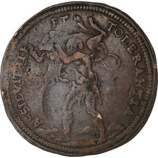 Deutschland, betaalpenning, Louis XIV, Nuremberg, Wolf. Laufer, Kupfer