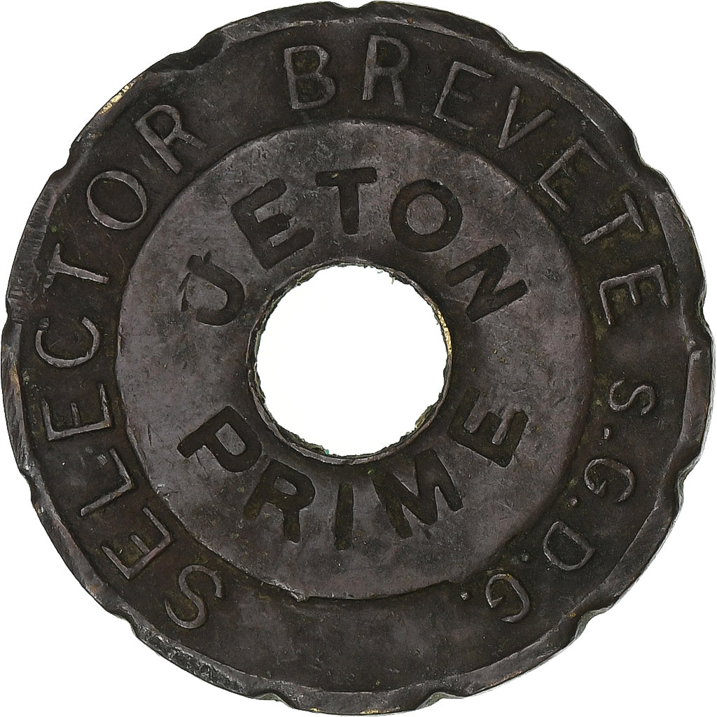 Francja, Token, Prime, Selector Brevete, Miedź, VF(20-25)