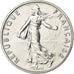 Francia, 1/2 Franc, Semeuse, 1980, Monnaie de Paris, Nichel, FDC