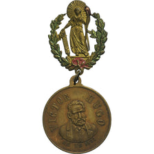 Francia, medaglia, Mort de Victor Hugo, 1885, Ottone, BB